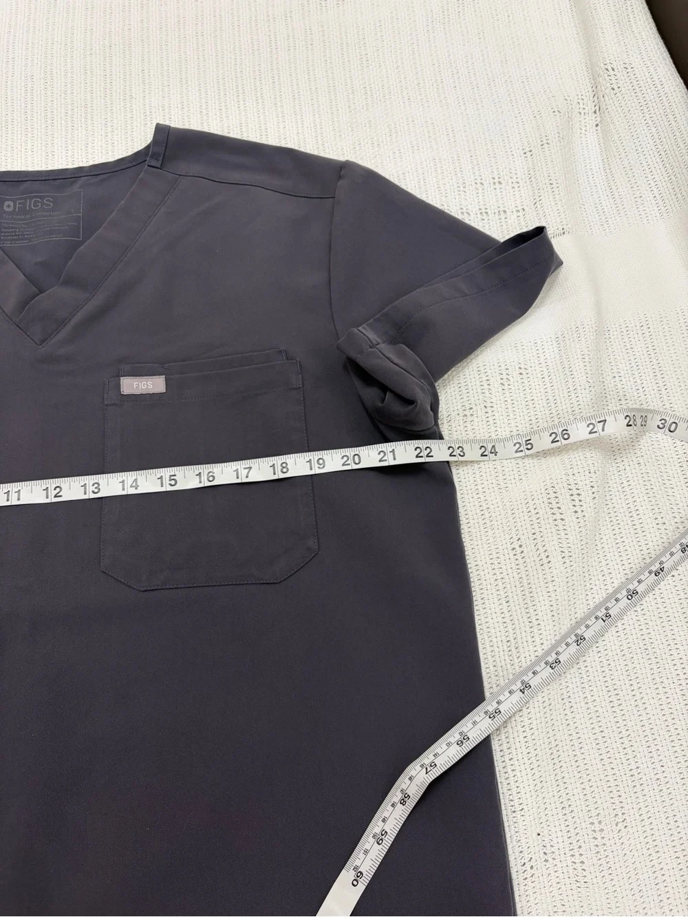 Figs Men's Top Large Gray